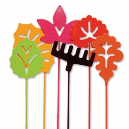 Flora: Colorful Garden Stakes (Set of 6)