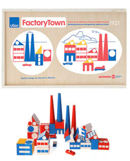 Vilac: Factory Town Blocks by Ladislav Sutnar