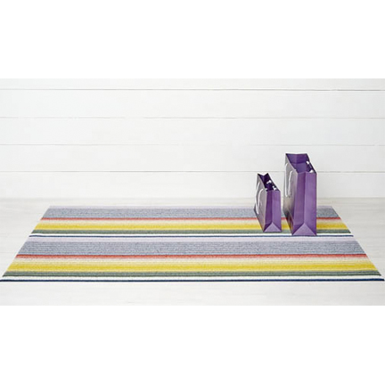 Chilewich Bold Stripe Shag Doormat - Multi