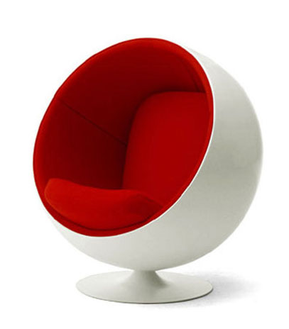 Eero Aarnio 41.50" Chair: NOVA68.com