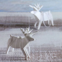 PORCELAIN holiday decorations - porcelain theme Decorating Ideas