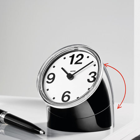 Cronotime Clock: Alessi Desk Clock by Manzu: