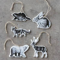 porcelain animal theme decorations