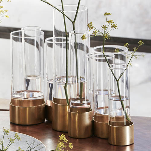 Multi Level Brass Centerpiece Vase Nova68 Com