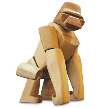 poseable wooden art figure