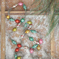 holiday mercury garland decoration