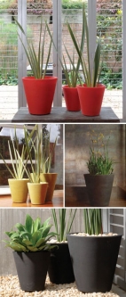 Modern Planters: Madison Planter 14 inch Height x 14 inch Width