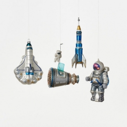 Space Age Tree Ornaments Set/4