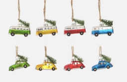 Volkswagen Mini 2.5-inch Tree Ornaments (Set of 8)